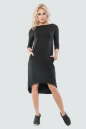 Платье балахон  черного цвета 022 No0|интернет-магазин vvlen.com