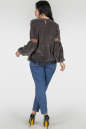Блуза темно-серого цвета 284 No2|интернет-магазин vvlen.com