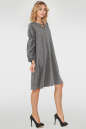 Платье трапеция серого цвета 407.98  No1|интернет-магазин vvlen.com