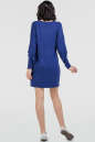 Повседневное платье  мешок василькового цвета 2658.17 No2|интернет-магазин vvlen.com