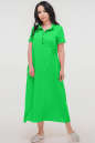 Летнее платье рубашка светло-зеленый цвета 2797.84 No3|интернет-магазин vvlen.com
