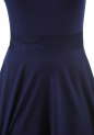 Повседневное платье с расклешённой юбкой синего в горох цвета 2281.41 No4|интернет-магазин vvlen.com
