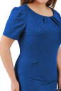 Платье футляр синего цвета 2162.53  No3|интернет-магазин vvlen.com