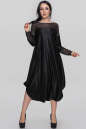 Платье оверсайз черного цвета 2481-4.17 No3|интернет-магазин vvlen.com