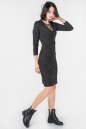 Повседневное платье футляр черного цвета 2654.98 No1|интернет-магазин vvlen.com