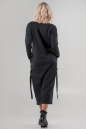 Повседневное платье  мешок черного цвета 2640.79 No4|интернет-магазин vvlen.com