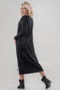 Повседневное платье  мешок черного цвета 2640.79 No5|интернет-магазин vvlen.com