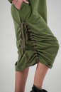 Спортивное платье  хаки цвета 2640.79 No8|интернет-магазин vvlen.com