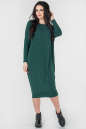 Платье оверсайз зеленого цвета 2665.17|интернет-магазин vvlen.com