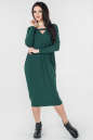 Платье оверсайз зеленого цвета 2665.17 No3|интернет-магазин vvlen.com