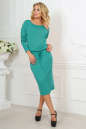 Повседневное платье футляр мятного цвета 2478.65 No1|интернет-магазин vvlen.com
