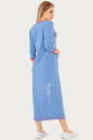 Спортивное платье  голубого цвета 211br No2|интернет-магазин vvlen.com