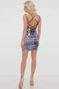 Летнее платье с открытой спиной сиреневого тона цвета 626-1.33 No3|интернет-магазин vvlen.com