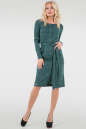Офисное платье футляр зеленого цвета 2738.96 No1|интернет-магазин vvlen.com