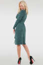 Офисное платье футляр зеленого цвета 2738.96 No2|интернет-магазин vvlen.com