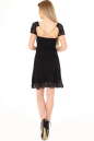 Коктейльное платье с открытой спиной черного цвета 887.12 No3|интернет-магазин vvlen.com