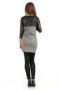 Повседневное платье футляр серого цвета 2263.75 No3|интернет-магазин vvlen.com