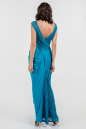 Вечернее платье годе морской волны цвета 884.6 No2|интернет-магазин vvlen.com