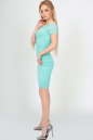 Летнее платье футляр мятного цвета 2208-1.12 No2|интернет-магазин vvlen.com