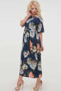 Летнее платье балахон синего тона цвета 2678-2.100 No1|интернет-магазин vvlen.com