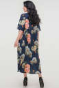 Летнее платье балахон синего тона цвета 2678-2.100 No6|интернет-магазин vvlen.com