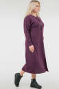 Повседневное платье трапеция фиолетового цвета 2736.105 No2|интернет-магазин vvlen.com