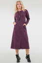 Повседневное платье трапеция фиолетового цвета 2736.105 No4|интернет-магазин vvlen.com