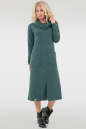 Повседневное платье трапеция зеленого цвета 2736.105 No2|интернет-магазин vvlen.com