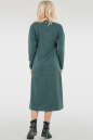 Повседневное платье трапеция зеленого цвета 2736.105 No3|интернет-магазин vvlen.com