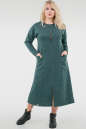 Повседневное платье трапеция зеленого цвета 2736.105 No5|интернет-магазин vvlen.com