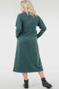 Повседневное платье трапеция зеленого цвета 2736.105 No7|интернет-магазин vvlen.com