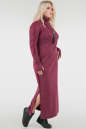 Повседневное платье гольф бордового цвета 2750.106 No6|интернет-магазин vvlen.com