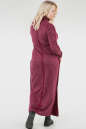 Повседневное платье гольф бордового цвета 2750.106 No8|интернет-магазин vvlen.com