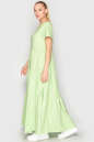 Летнее платье с пышной юбкой гороховый цвета 345 No1|интернет-магазин vvlen.com