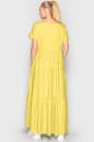Летнее платье с пышной юбкой желтого цвета 345 No2|интернет-магазин vvlen.com