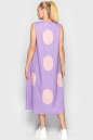 Летнее платье трапеция розового цвета 760 No2|интернет-магазин vvlen.com