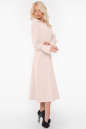 Повседневное платье с длинной юбкой молочного цвета 2946.132 No2|интернет-магазин vvlen.com