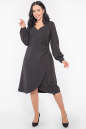 Платье трапеция черного цвета 2952.132  No0|интернет-магазин vvlen.com