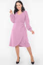 Платье трапеция фрезового цвета 2952.132 |интернет-магазин vvlen.com