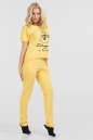 Спортивный костюм желтого цвета 050 No1|интернет-магазин vvlen.com