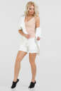 Спортивный костюм белого цвета 053 No1|интернет-магазин vvlen.com