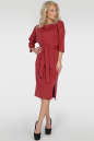 Офисное платье футляр красного цвета 2784.47 No1|интернет-магазин vvlen.com