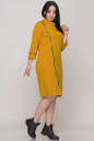 Платье футляр горчичного цвета 2892.47  No1|интернет-магазин vvlen.com