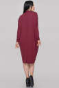 Платье оверсайз бордового цвета 2820.17 No3|интернет-магазин vvlen.com