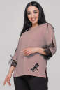 Блуза  пудры цвета 2895.99|интернет-магазин vvlen.com