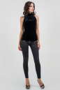 Блуза черного цвета 247.26 No1|интернет-магазин vvlen.com