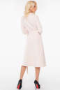 Повседневное платье с расклешённой юбкой молочного цвета 2947.132 No2|интернет-магазин vvlen.com