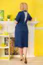 Платье футляр синего с белым цвета 2314 81  No4|интернет-магазин vvlen.com