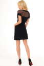 Летнее платье трапеция черного цвета 886.2 No3|интернет-магазин vvlen.com