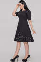 Коктейльное платье с расклешённой юбкой черного цвета 501.27 No1|интернет-магазин vvlen.com